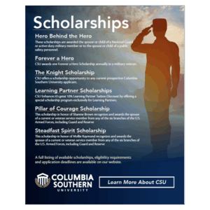 CSU Military Scholarship Digital Flyer